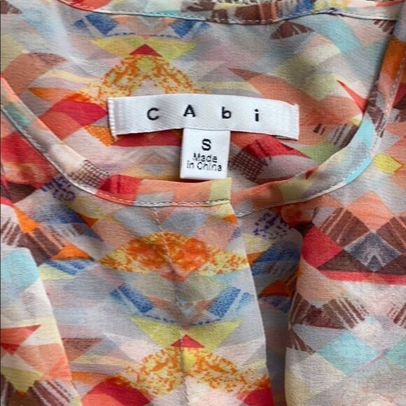 CAbi Sleeveless Tunic Blouse Size S - Picture 8 of 8